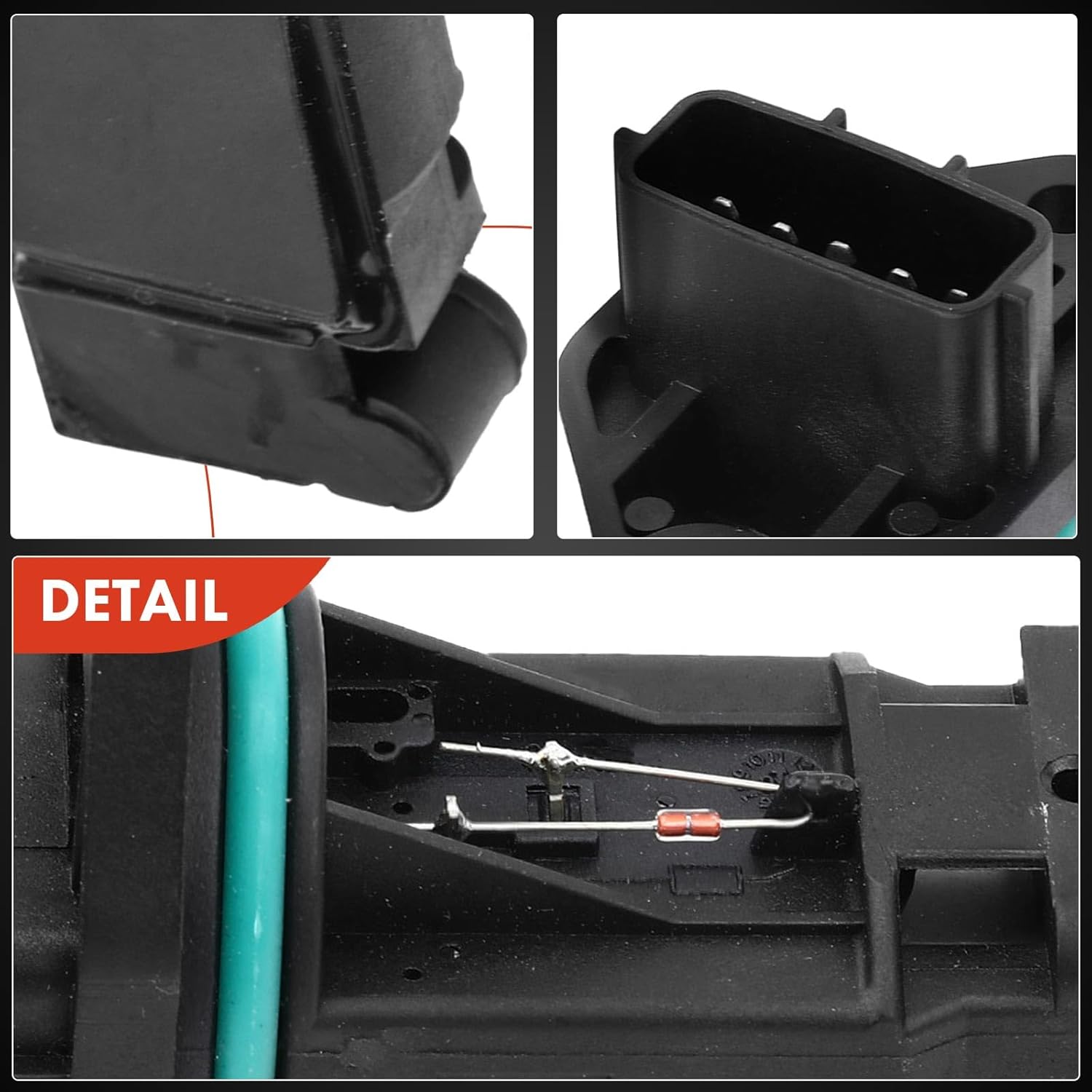 A-Premium Mass Air Flow Sensor Meter [5-Pins] Compatible with Nissan Maxima 1998-2001, Almera 2001-2005, X-Trail 2002-2015 & Subaru Impreza 1999-2008, Legacy 1999-2009, Replace# 161191F700