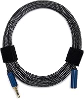 Vista 3 de Sony Vlogger Shotgun Microphone with Multi Interface Shoe Bundle with Nylon Braided 3.5mm Male-Female Audio Cable (2 Items)