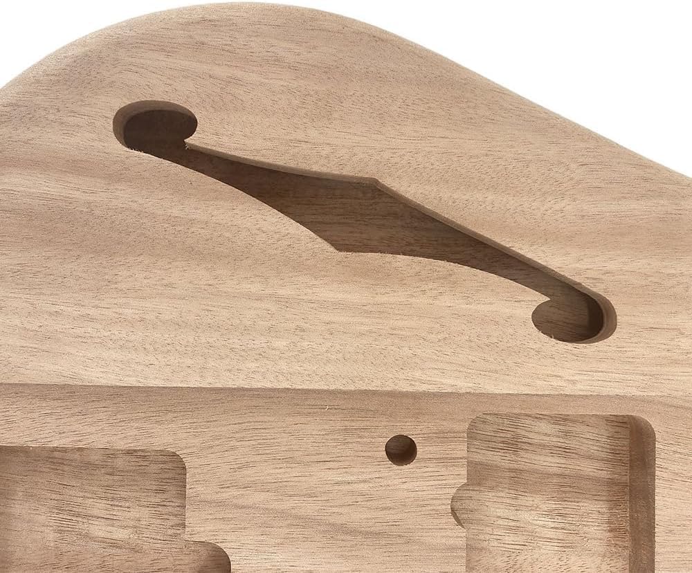 Unfinished Guitar Body - Mahogany wood Bolt on Heel Build your own guitar Handcrafted Soild Wood