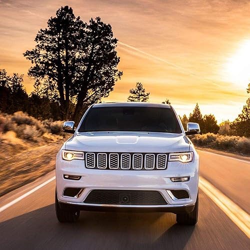 Vista 10 de JeCar Rejilla delantera Insertos Malla Honeycomb para Jeep Grand Cherokee 2014-2016 Negro