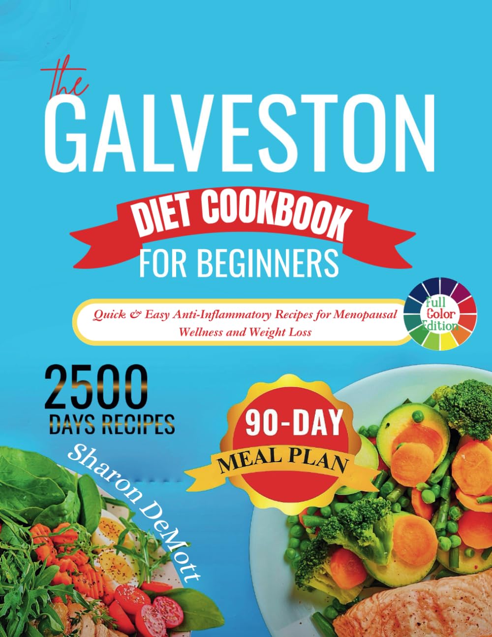 The Galveston Diet Cookbook for Beginners: Quick & Easy Anti-Inflammatory Recipes for Menopausal Wellness and Weight Loss.
