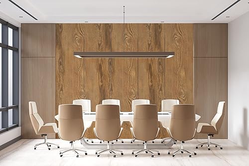 Miniatura 3 de Very Berry Sticker Papel tapiz de madera para despegar y pegar (24 x 78 pulgadas, 2 unidades, textura de madera, cereza), película autoadhesiva