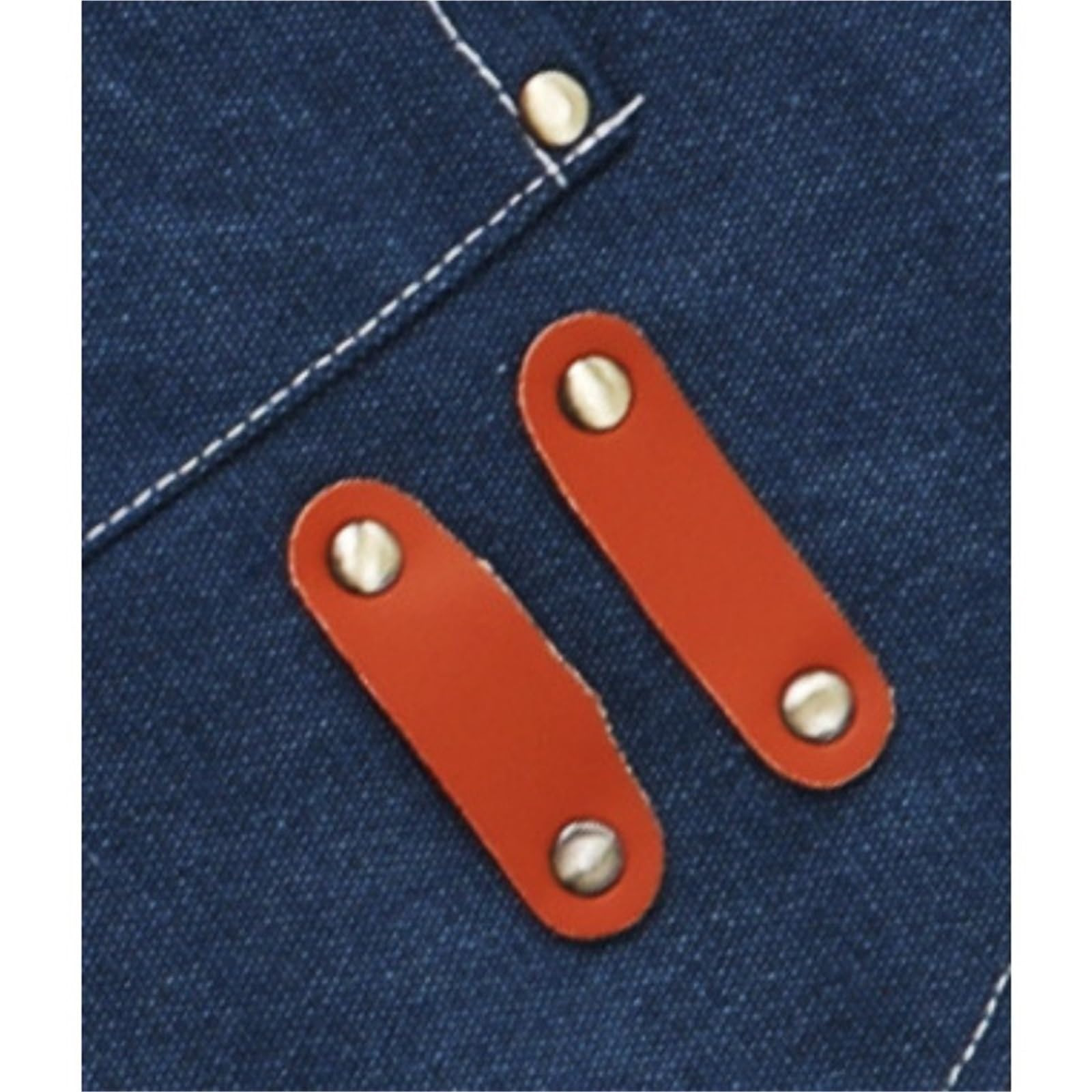 Lot de 2 tabliers en toile épaisse for cuisine, café, coiffeur, travail du bois, jardinage, bretelles cow-boy, sangle coton pour Hommes et Femmes