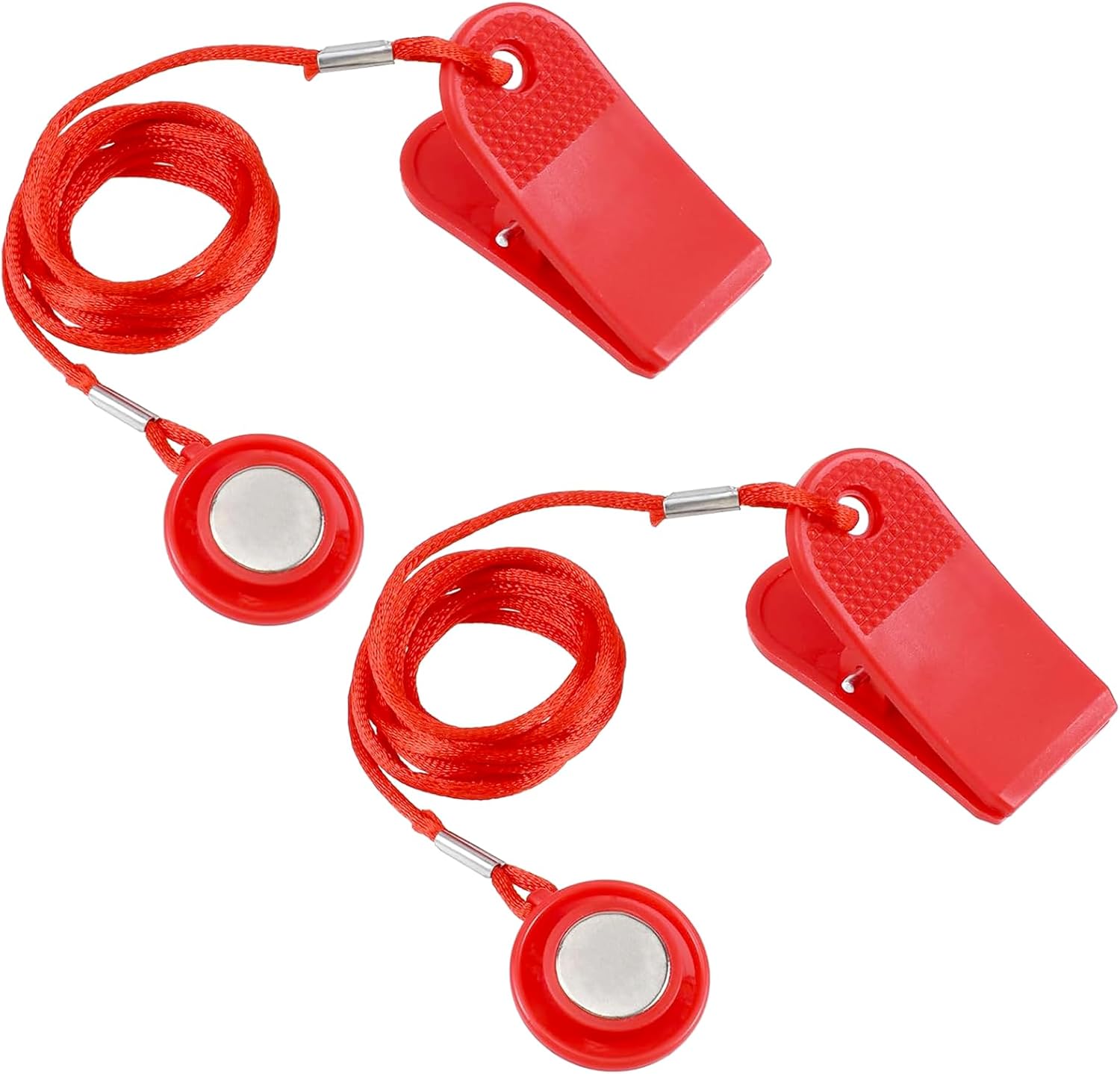 2 Pcs Universal Treadmill Magnet Safety Key, Magnetic Safety Switch Round, Treadmill Safety Key Replacement for Most Treadmills Running Machines