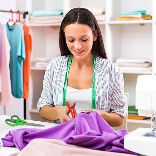 Miniatura 6 de Tijeras negras a granel, paquete de 6, tijeras multiusos, tijeras afiladas de acero inoxidable para oficina, hogar, uso general, suministros de