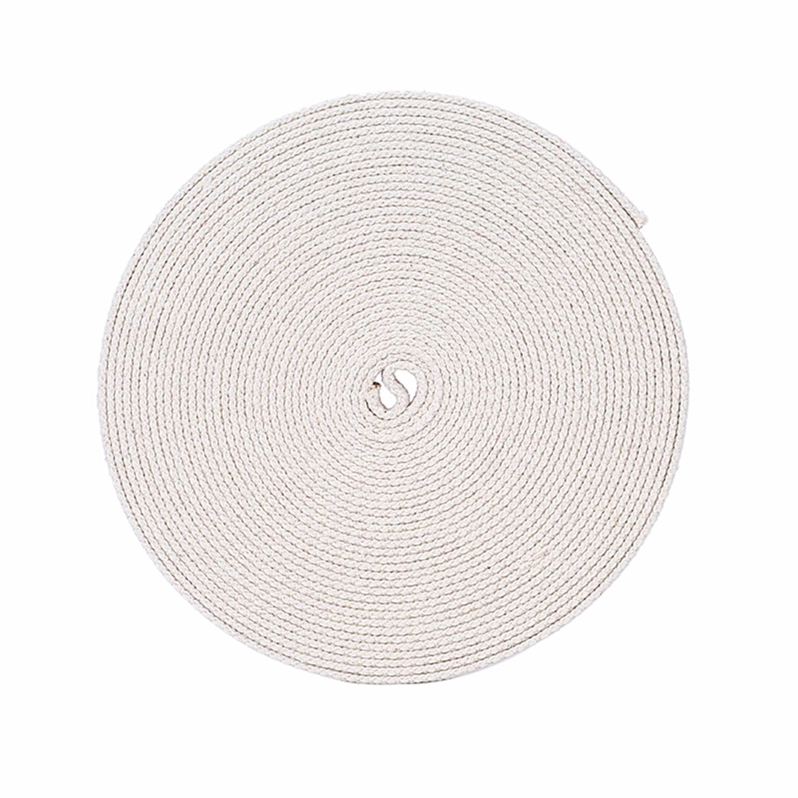 Płaski bawełniany knot do lamp naftowych rolka 10 mm szerokość latarnia naftowa zamiennik knota antyczna płynna lampa parafinowa pleciona konstrukcja Kolor: 1 cm szerokość