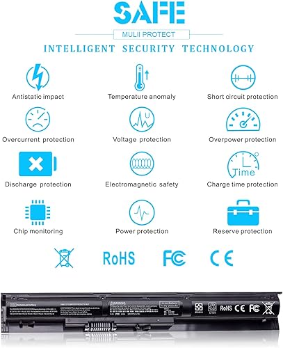 Miniatura 5 de VI04 VI04 - Batería para portátil HP 756743-001 756744-001 756478-851 756478-422 756478-421 Pavilion 15-P030NR 15-P390NR 15-P214DR X 43-F4 15DX