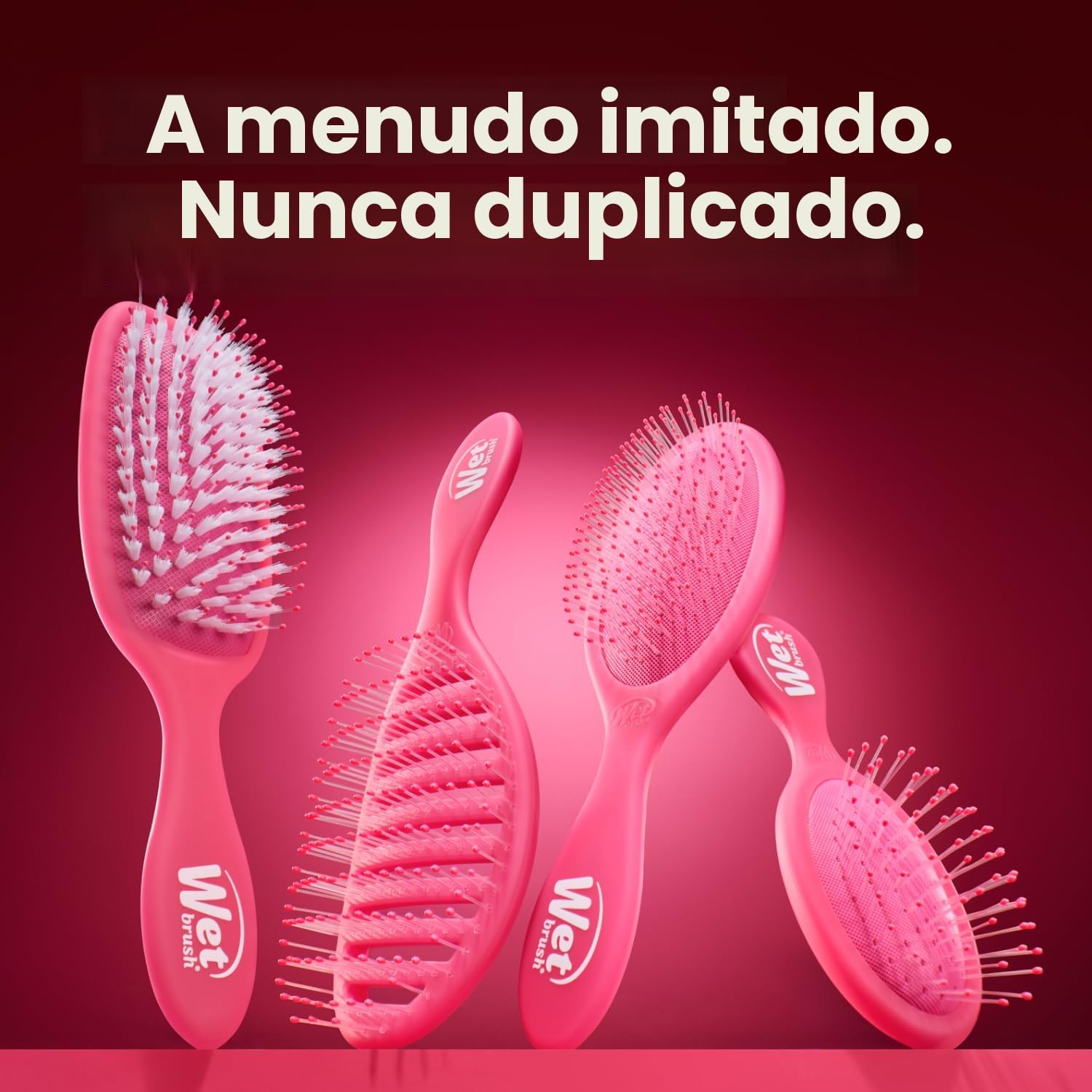 WetBrush Original Detangler Hairbrush UltraSoft Bristles Ergonomic Handle Suitable for All Hairtypes Black