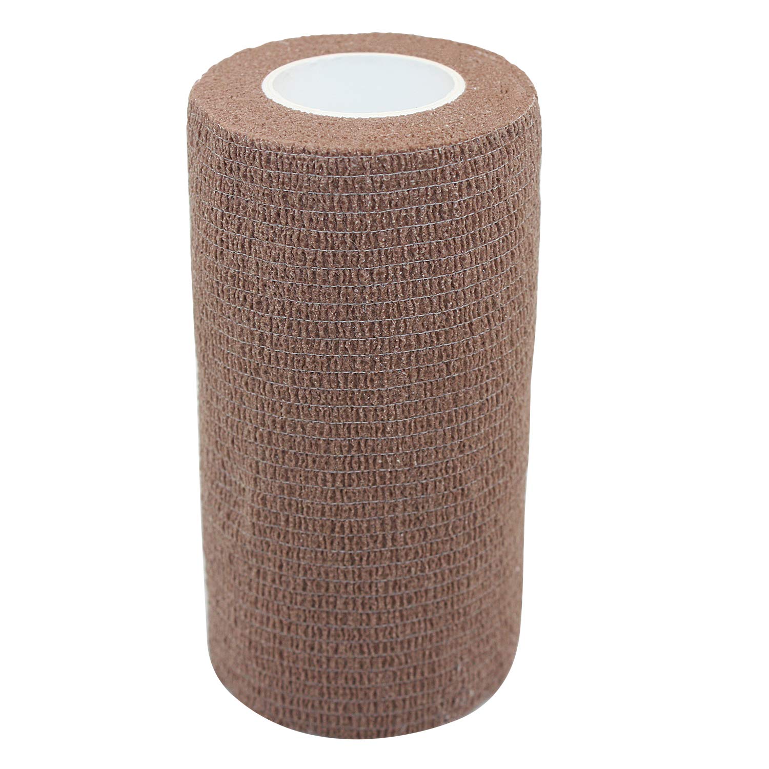 STpro Crepe Bandage Elastic Bandage Cohesive Bandages 7.5cm x 12 Rolls Dark Skin Waterproof Bandage Vet Wrap Support Bandage Cohesive Support Bandage Vets Tape Self Adhesive Bandage