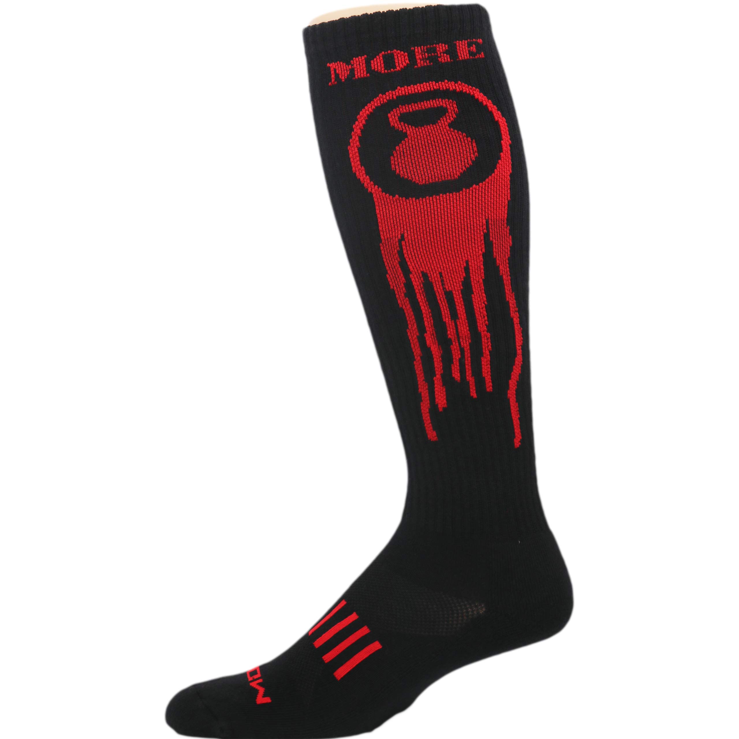 MOXY Socks Black with Red 