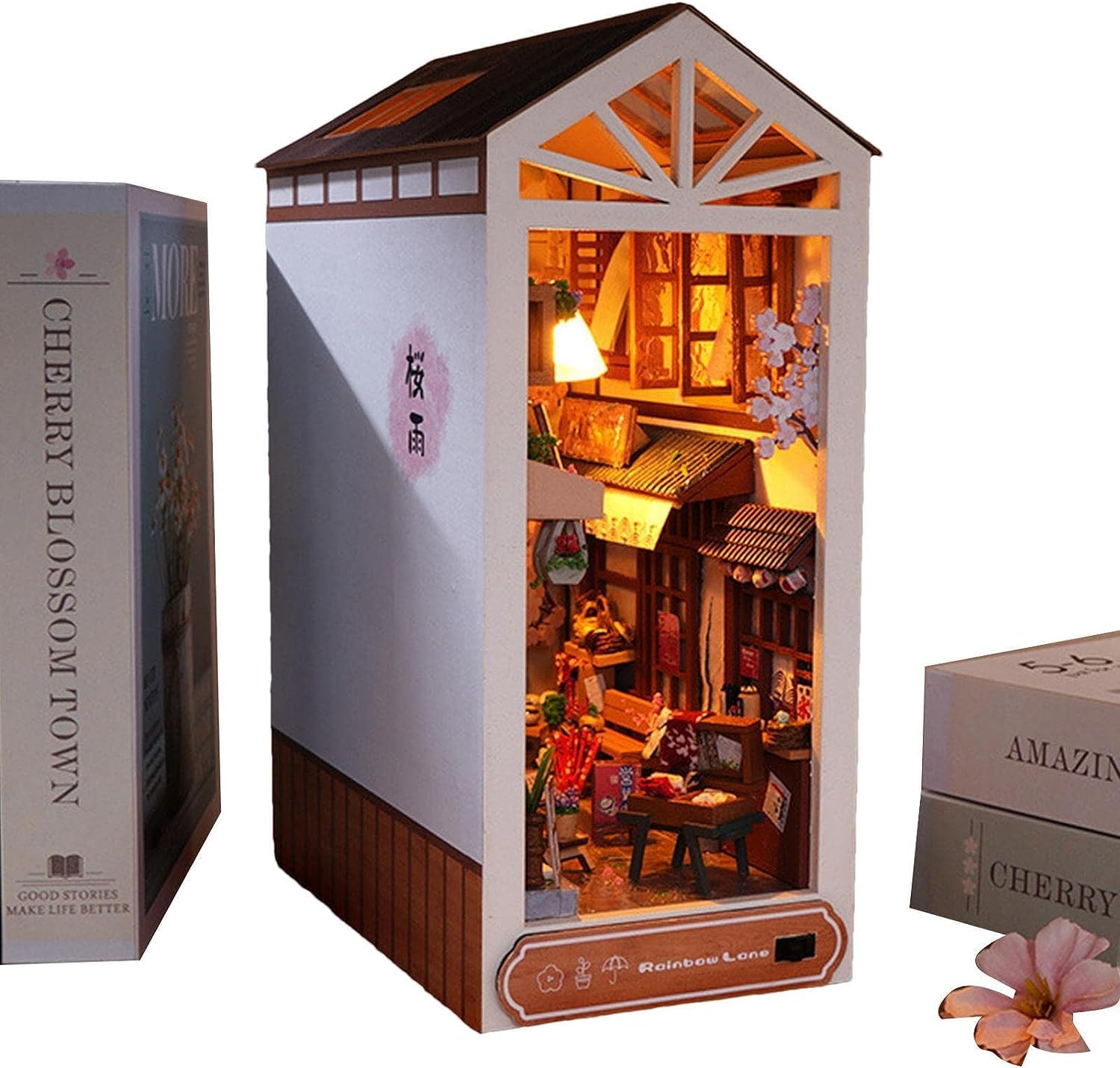 Amazon.co.jp: ブックヌック DIY木製 書 ハウス 手作りキットセット 