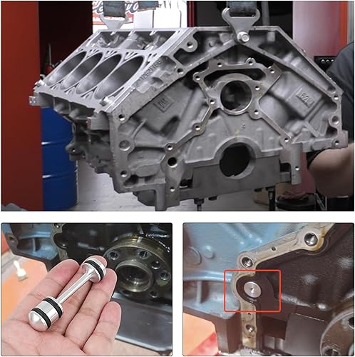 Miniatura 4 de LS Billet - Desviador de aceite para barra trasera para GM Gen III y IV LS1 LS3 LS2 LQ4 LQ9 LS6 L92 L33 L99 Desviador de aceite LS Barbell 6061-T6