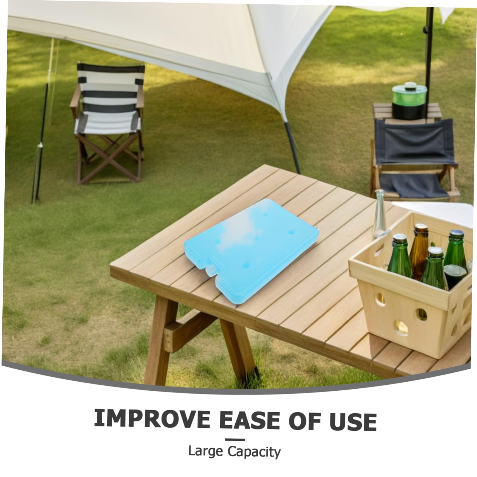 Unidades Bloques de Hielo Reutilizables Refrigerantes y Duraderos para Neveras Bolsas Isotérmicas Impermeables para Transportar Alimentos para Picnic y Camping