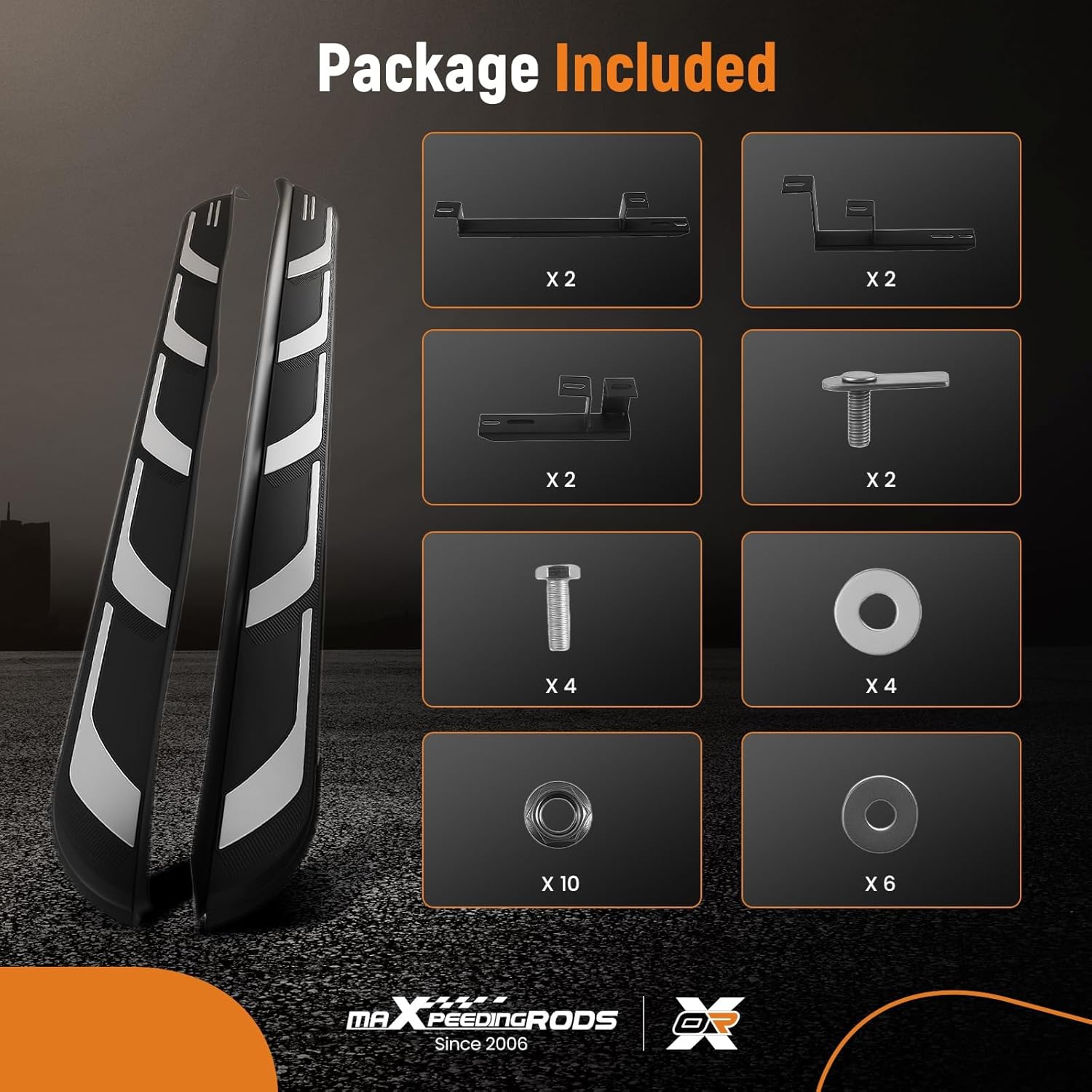 maXpeedingrods Running Boards Compatible with Honda CR-V CRV 2017 2018 2019 2020 2021 2022, Aluminum Alloy Side Steps Nerf Bars with Non-Slip Surface