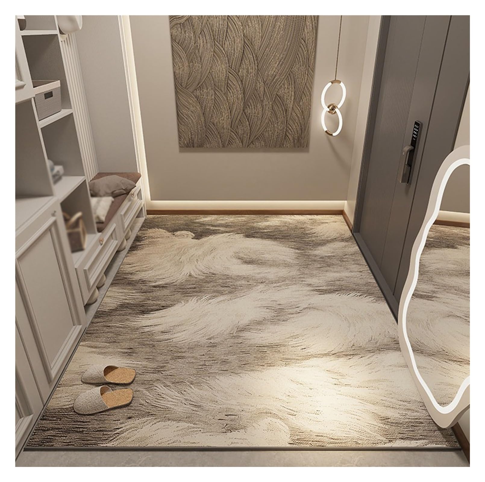 Tapis de sol couloir antidérapant et absorbant pour une cuisine propre