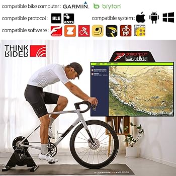 Thinkrider POWER TRAINER A1 トレーニングローラー ThinkRider Suporte para treinador de bicicleta A1 Direct