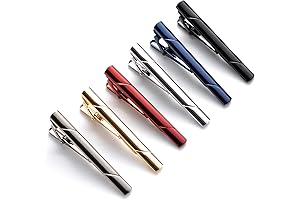 QIMOSHI Tie Clips for Men- Enhance Your Style and Confidence