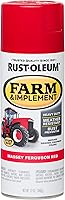Vista 17 de Rust-Oleum Farm & Implement 280176 - Pintura esmaltada, galón, naranja (Allis Chalmers Orange)