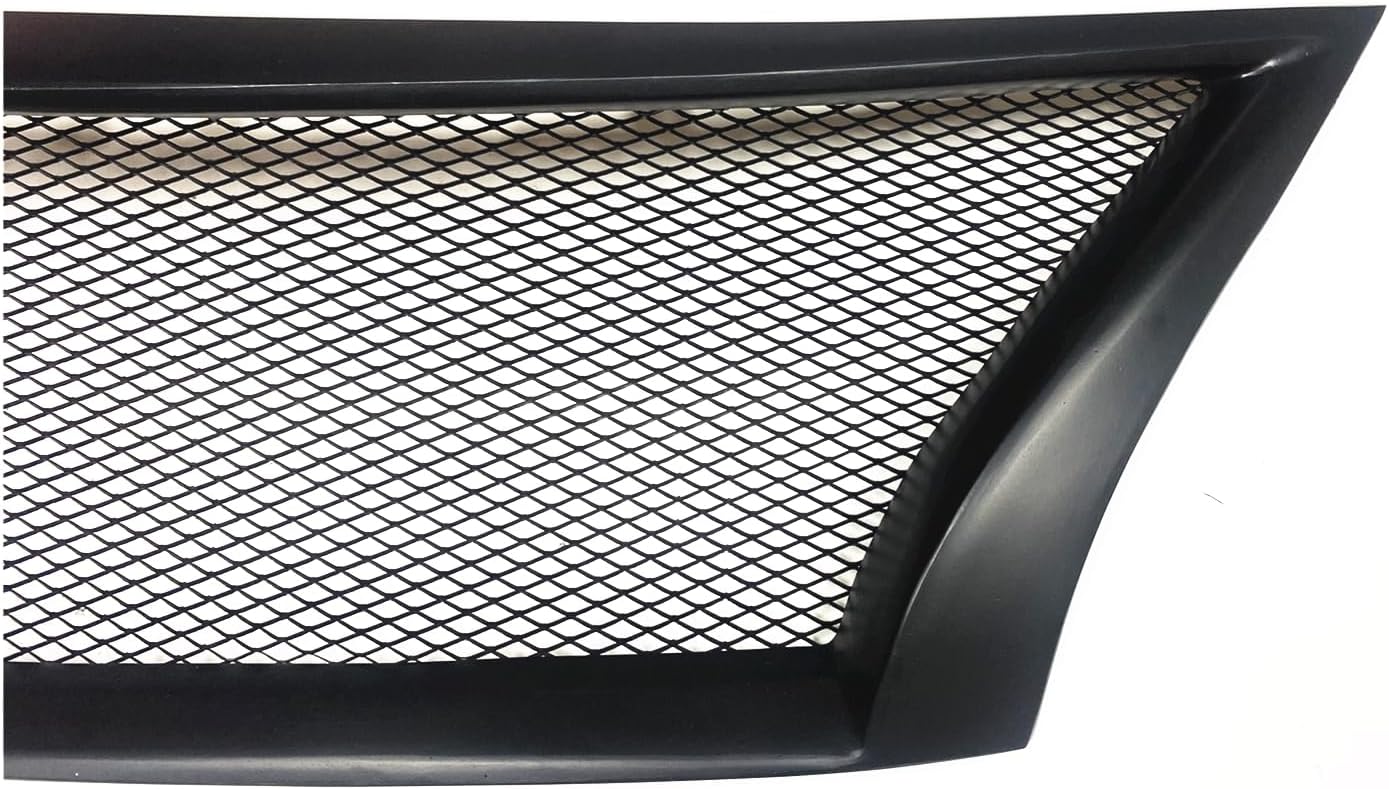For 2013-2015 Nissan Sentra Front Bumper Sport Mesh Grill Grille Carbon Fiber Matte Black