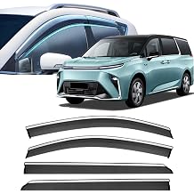 Window Visors Rain Guards for LDV Mifa 9 2021 2022 2023 2024 2025 2026,Out-Channel Window Wind Deflectors Vent Shields Vent Deflector Shade Wind