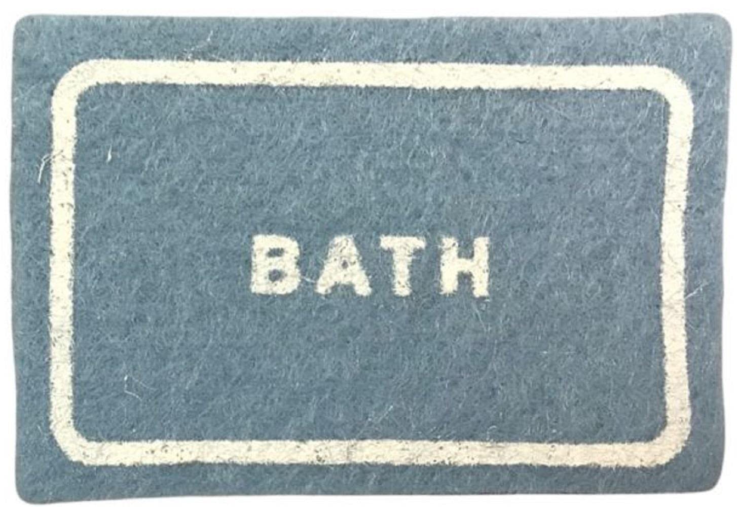 Melody Jane Dolls House Blue Bath Mat Miniature Rugs Bathroom Accessory 1:12 Scale
