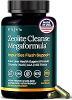 Vista 1 de Limpieza, desintoxicación y reparación del hígado - Suplemento de desintoxicación de zeolita para la salud intestinal, cognición y energía natural