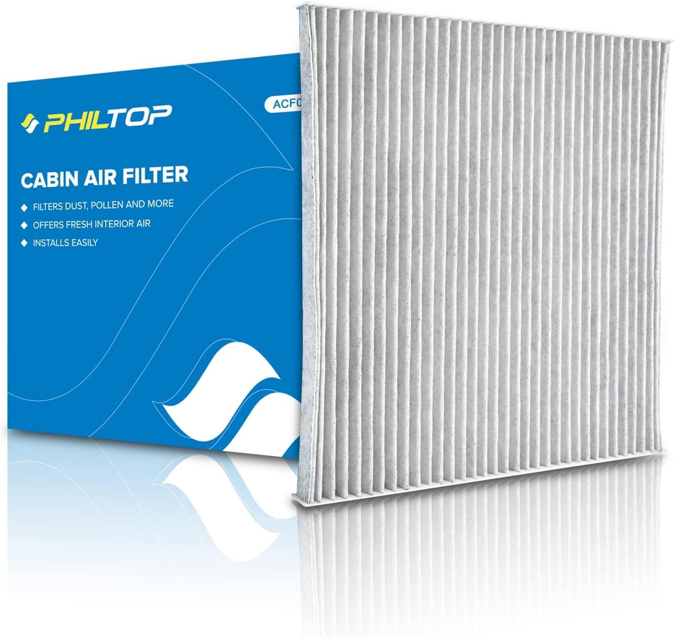 PHILTOP Cabin Air Filter, Replacement for ACF042 (CF11776), Pathfinder (2013-2020), Altima Sedan(2013-2018), Maxima (2016-2021), Premium Cabin Filter with Activated Carbon Airflow