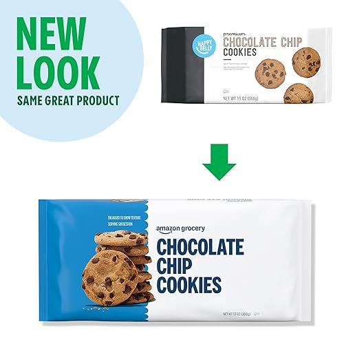 Miniatura 4 de Marca Amazon – Happy Belly - Galletas con chispas de chocolate, 13 oz