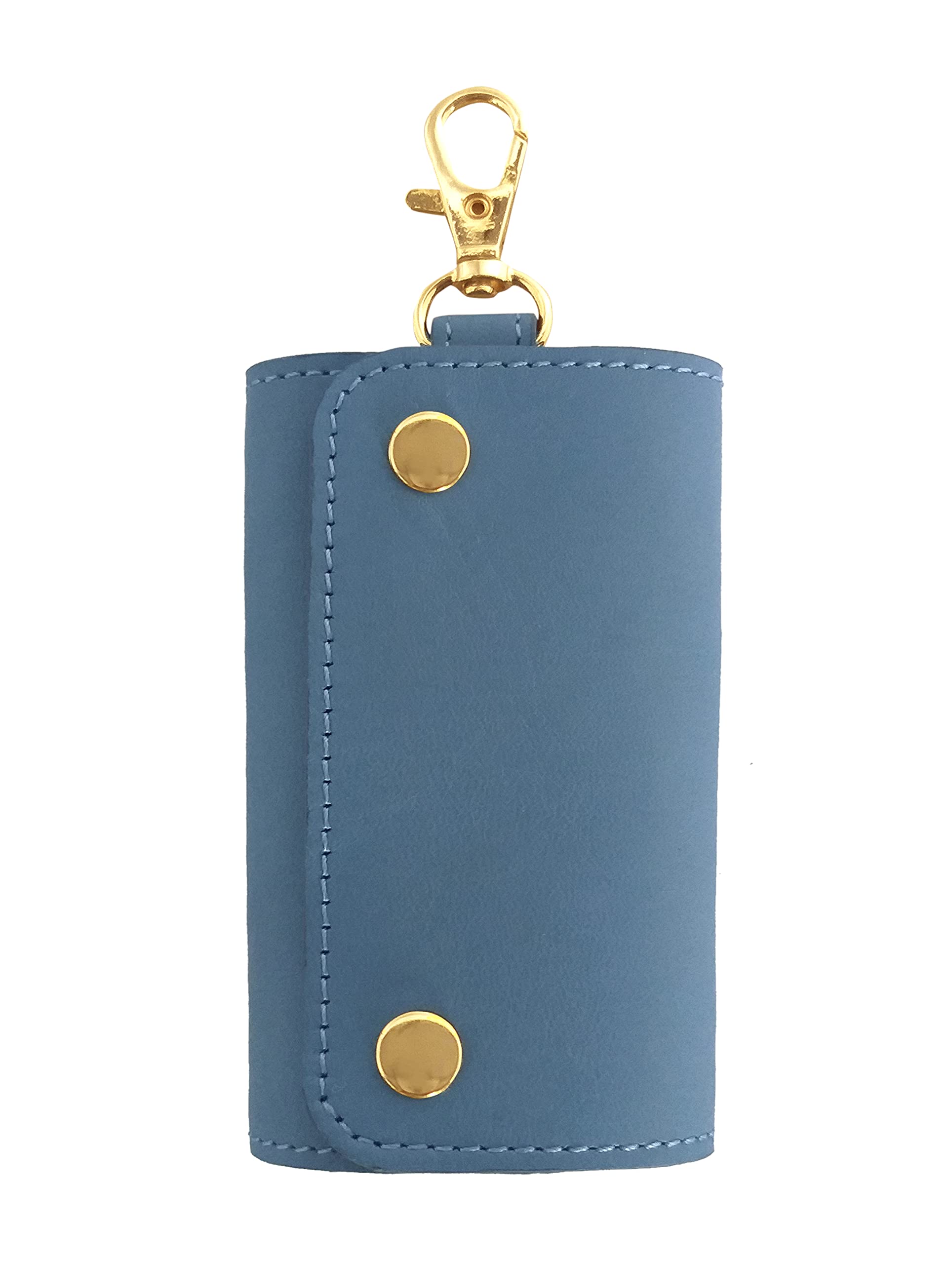 MANDAVAGenuine Leather Unisex Key Pouch Key Case With Belt Hook And 6 Key Hooks