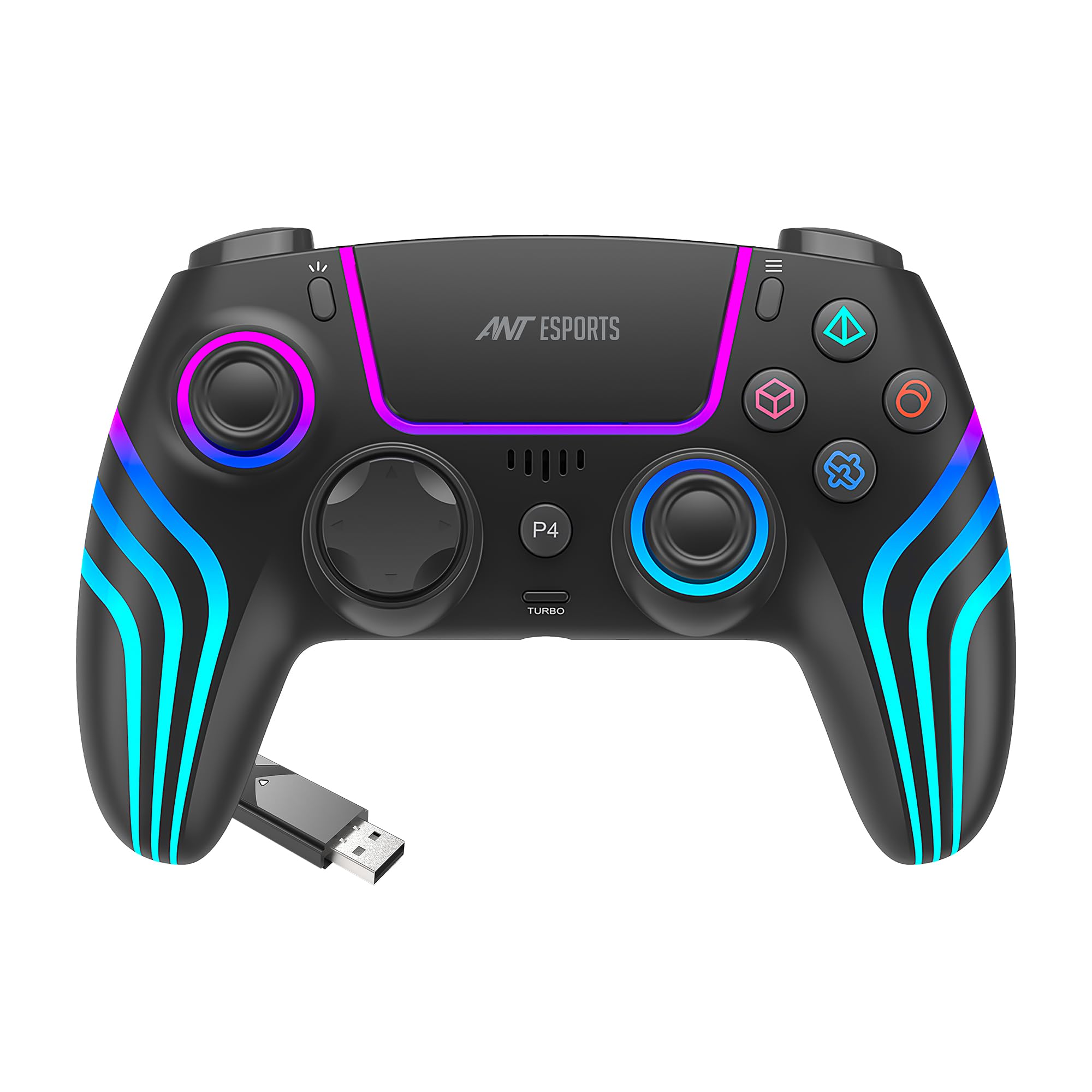 Ant Esports GP400 RGB Wireless Controller Turbo 12h Battery