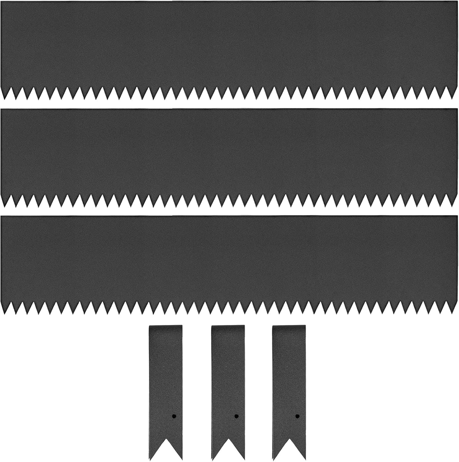 VEVOR Steel Landscape Edging 40 x 8 Inch，Steel Edging 3pcs，Steel Garden