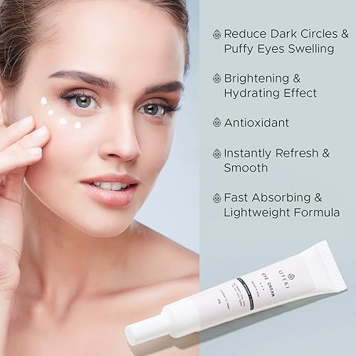 Miniatura 3 de Crema reafirmante japonesa antienvejecimiento para ojos, antiarrugas e hinchazón, minimiza las bolsas debajo de los ojos líneas finas y ojeras,