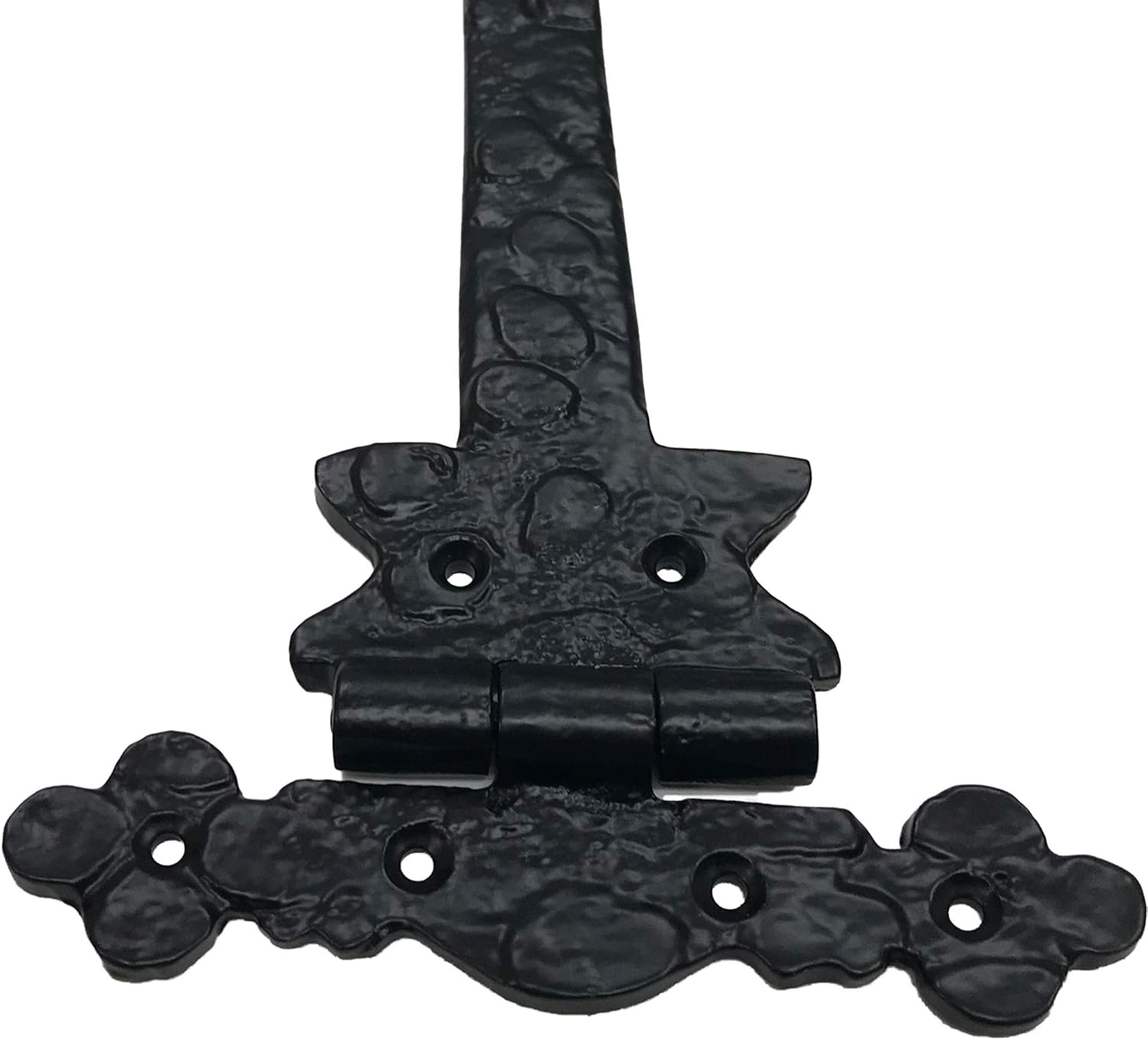 12" RVE-105 - Candle Spear Head Decorative Strap - Antique Style Iron Strap for Doors, Gates, cabinets, barn Door Straps. - RVE-105 (4)