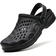 SECHRITE Clogs for Men Garden Shoes Water Sandals Mens Mules and Clogs Shower Slippers Waterproof Summer Slides