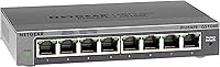 Vista 9 de NETGEAR - Conmutador Smart Managed Easy de 5 puertos Gigabit Ethernet (GS105Ev2) - Administrado, montaje en escritorio o pared, y protección