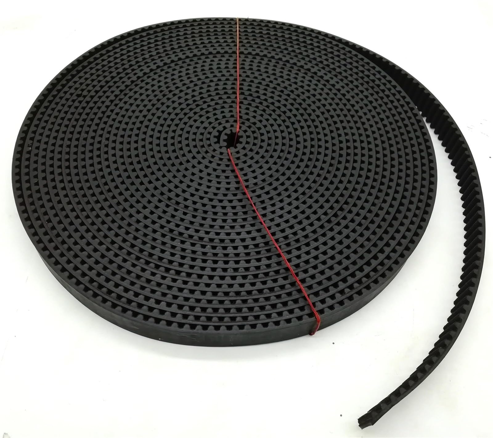 Correas de distribución impresora 3D Goma de neopreno HTD5M con correa de distribución reforzada con fibra de vidrio, extremo abierto, correa de distribución HTD 5M de 10 metros de largo y 15 mm de an