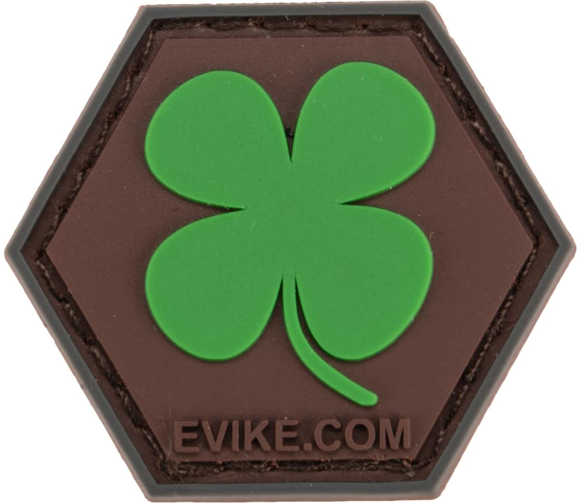 Evike Operator Profile PVC Hex Patch Emoji Series (Emoji: Lucky Clover)