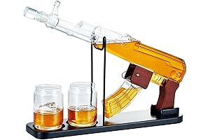 Kollea AK-47 Whiskey Gun Decanter Set: The Ultimate Bar Accessory for Epic Nights
