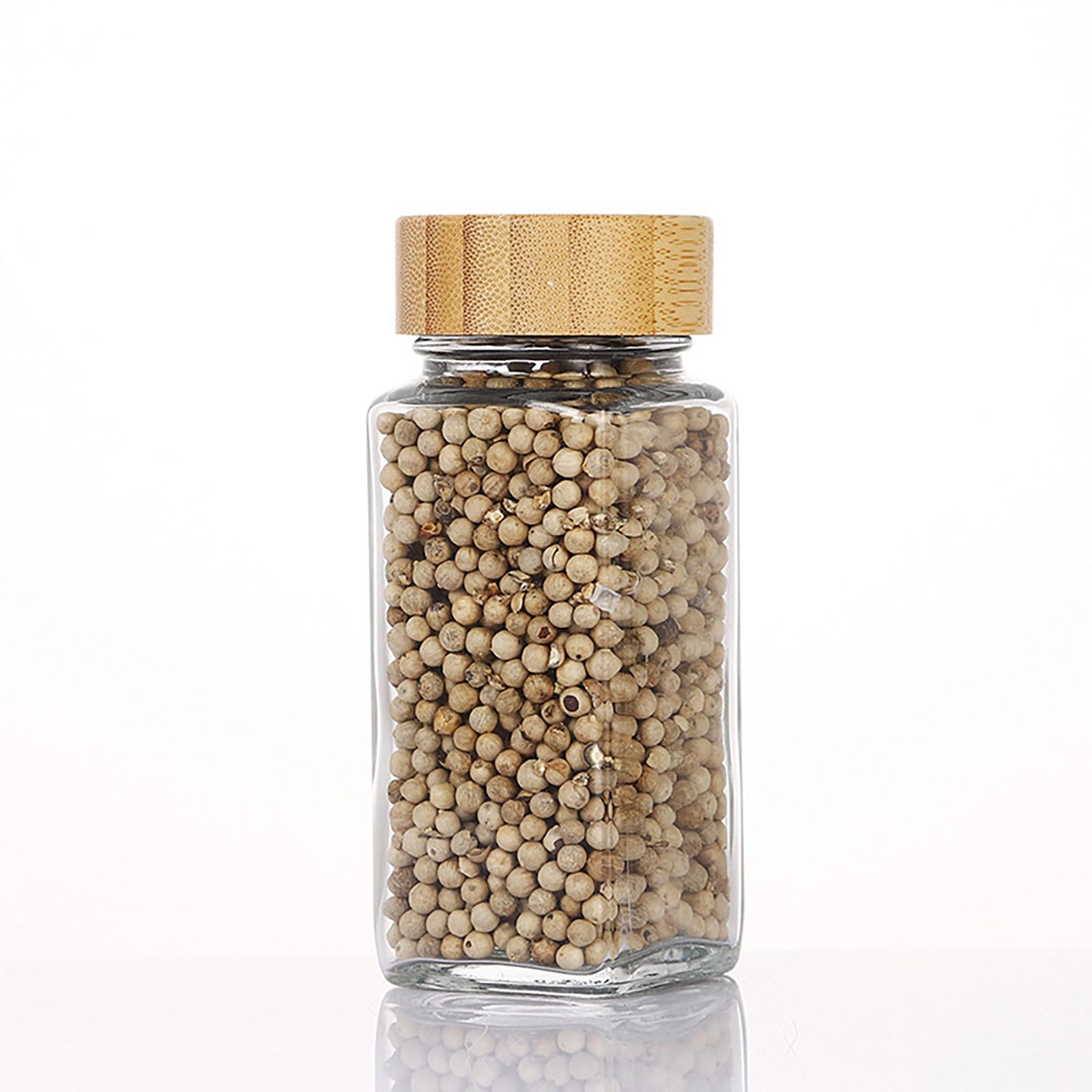 Barattoli per spezie con etichette, 113,4 g, 24 pezzi, contenitori per