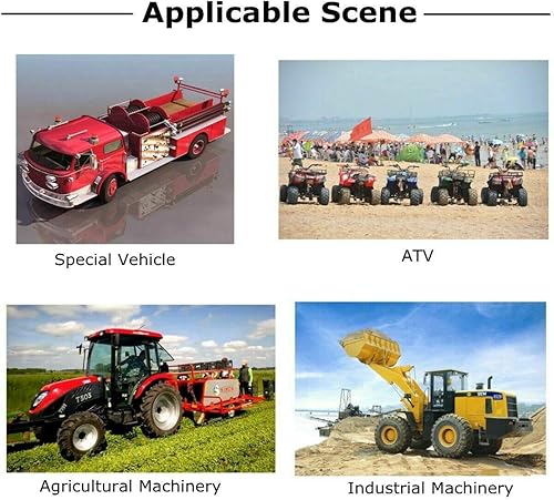 Miniatura 6 de Riloer Luces LED de advertencia intermitentes, 60 luces LED ámbar intermitentes de seguridad estroboscópicas para vehículos, camiones, tractores,