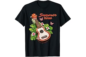 Ukulele Flower Hawaii T-Shirt: Embodying the Aloha Spirit