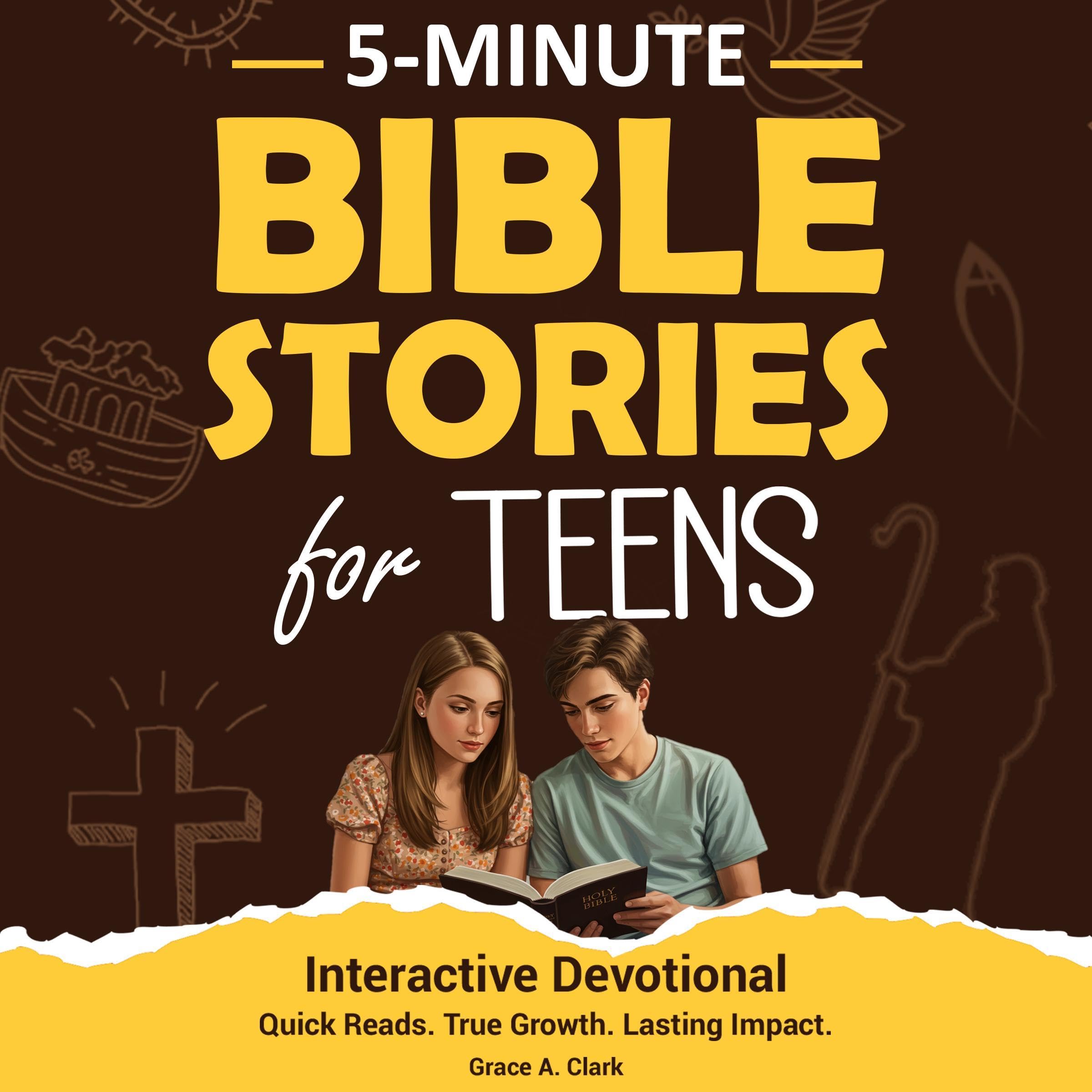 Cover art for 5-Minute Bible Stories for Teens: Interactive Devotional