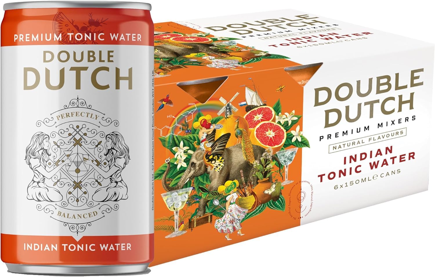 Double Dutch Indian Tonic Water, 6 x 150ml