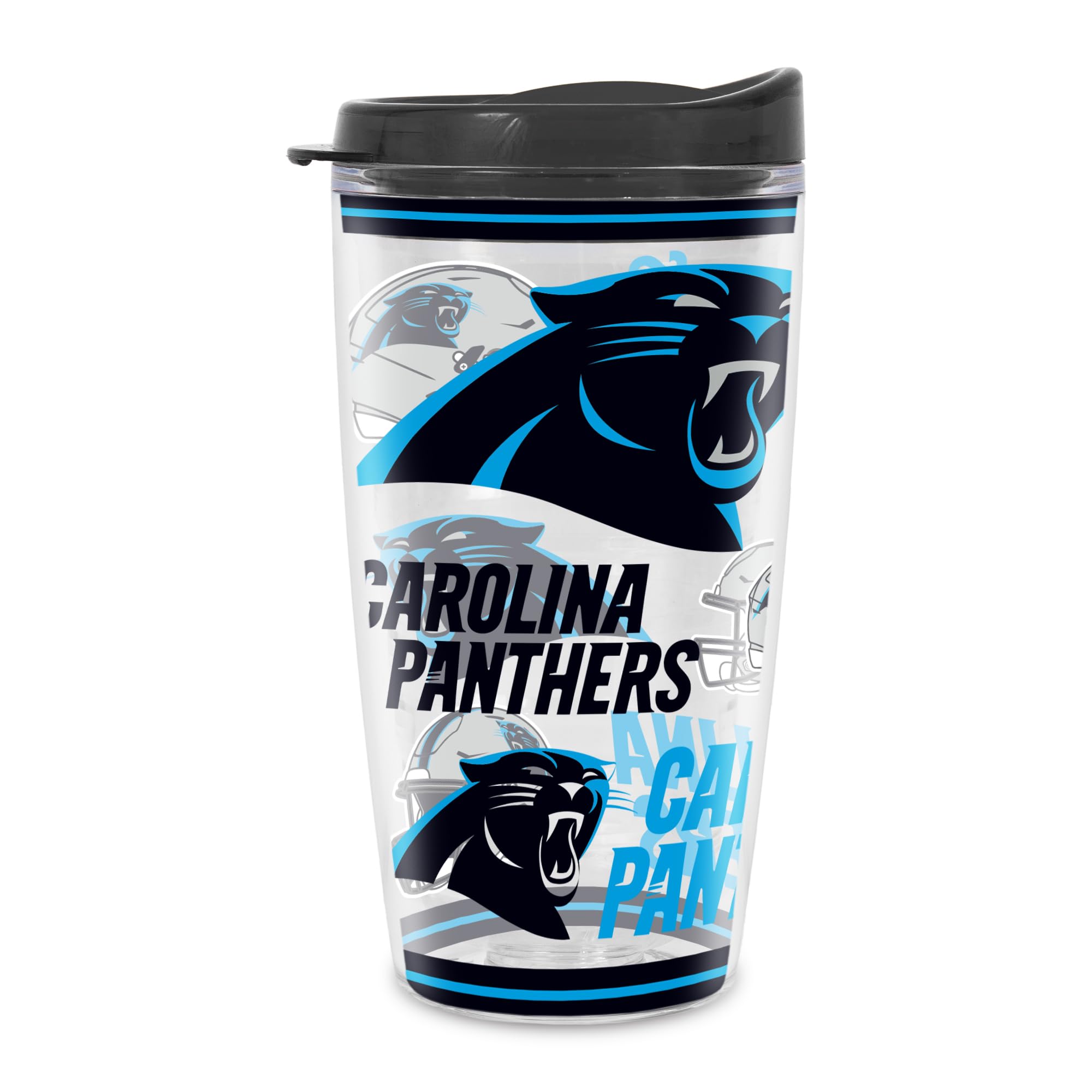 Rico Industries NFL Football Double Wall Mayhem 16oz Tritan Tumbler W Lid