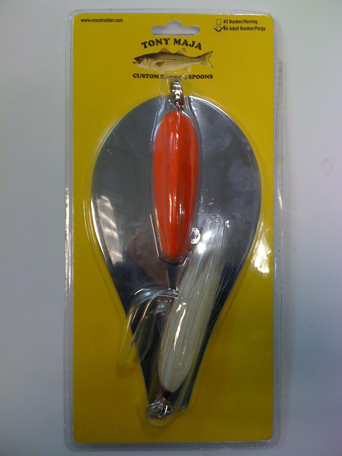 Tony Maja Custom Bunker Spoons #2 Lollipop Bunker/Butterfish (Chrome)