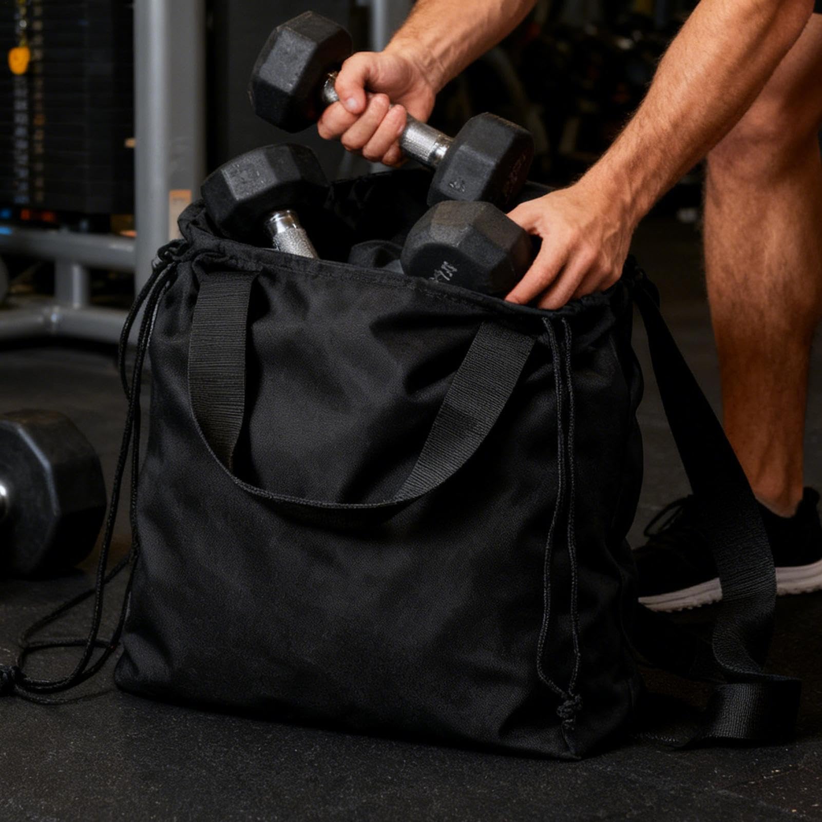 Bolsa Gimnasio Para Mujeres Portátil De Nailon 900D