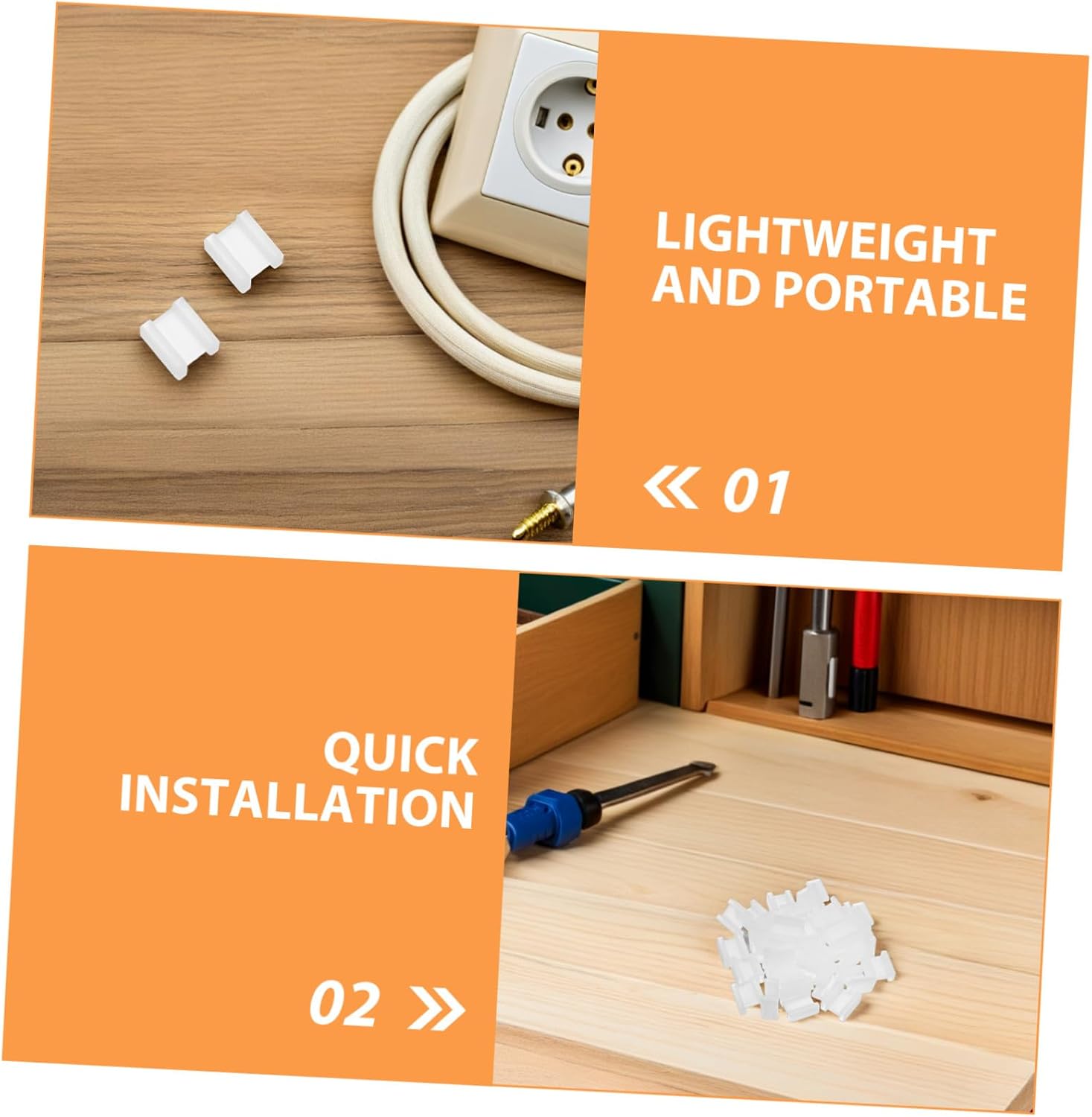 300pcs Proofing Plug Protective Covers – US Standard 2 Prong Electrical Socket Dust Caps – Plastic Outlet Plug Protector for Nursery and Home Safety