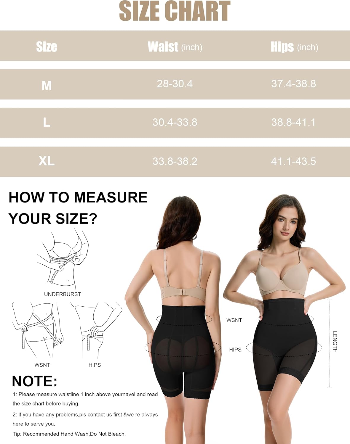 Shapewear for Women High-Waisted Tummy Control Shorts Shapewear, Butt Lifter, No Roll Body Shaper Panty - Image 6