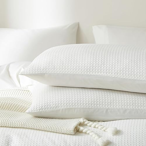 Miniatura 7 de Sedefen Juego de funda de edredón de 3 piezas de microfibra suave, color blanco crema, para regalo, ideal para el hogar