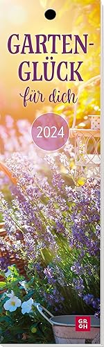 Lesezeichenkalender 2024: Gartenglück für dich: Kleiner Monatskalender zum Aufstellen oder Aufhängen mit 12 Lesezeichen zum Abtrennen
